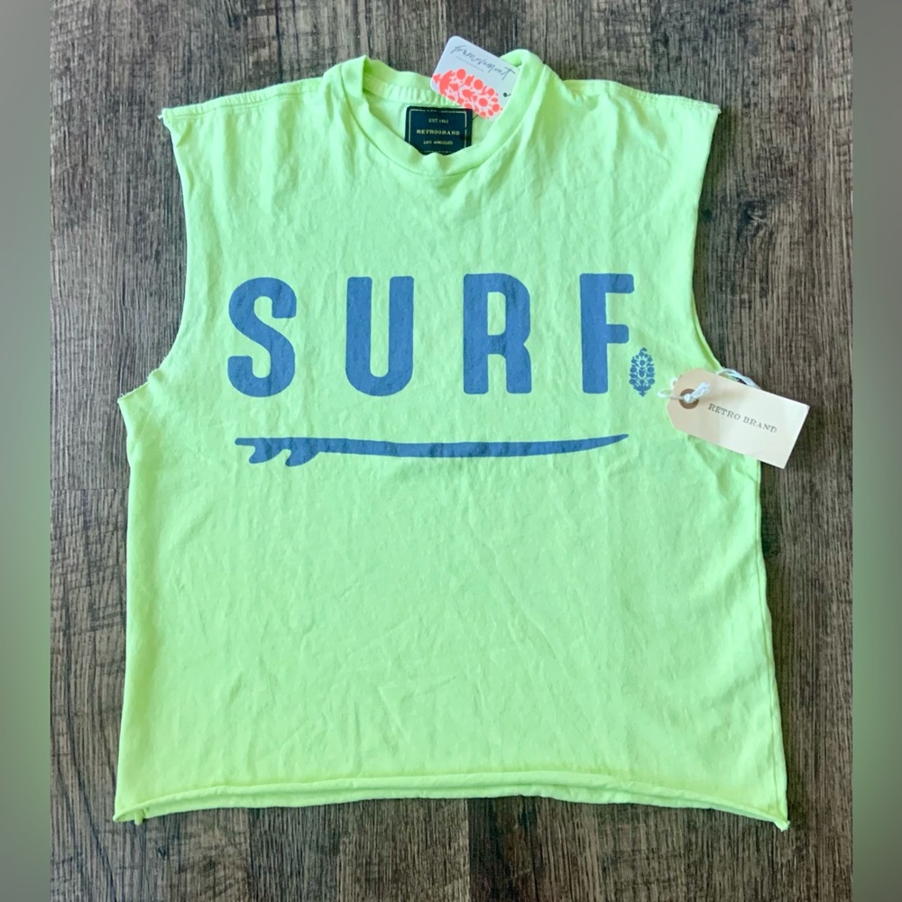 Free People Movement ~ SURF ~ Graphic Tank ~     **NWT**  Size ~ XS - Picture 2 of 12